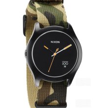 Nixon 'The Quad Surplus' Watch Woodland Camo