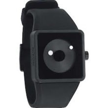 Nixon Women's Newton A116005-00 Black Polyurethane Analog Quartz Watch with Black Dial