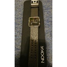 Nooka Zoc Zot V Men's Black Watch Expensive Nice Mint Luxury