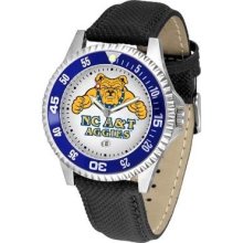 North Carolina A&T Aggies Men's Leather Sports Watch