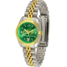 North Dakota State University Ladies Gold Dress Watch