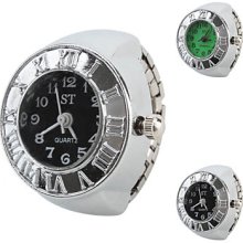 Numbers Women's Roman Design Alloy Analog Quartz Ring Watch (Assorted Colors)