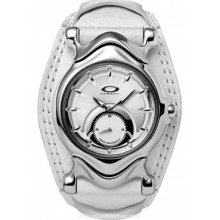 Oakley Ladies' Jury - White Polished Sunburst - White Leather Strap 10-171