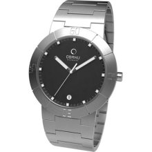 Obaku Harmony Quartz Sporty Watch with Ultra Slim Stainless Steel Case