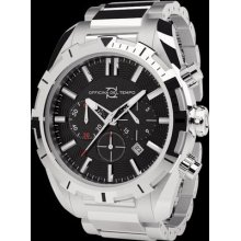 Officina Del Tempo Watch Master Italian Design Ot1049-1102n Chrono 10atm