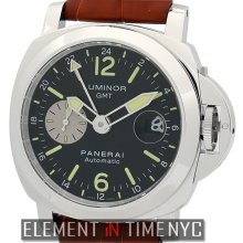 Officine Panerai Luminor Collection Luminor GMT 44mm Stainless Steel Black Dial