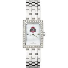 Ohio State Buckeyes OSU NCAA Womens Allure Stainless Steel Watch ...