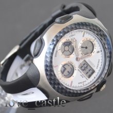 Ohsen Analog Digital Quartz Mens Sport Wrist Rubber Band Gift Watch X050