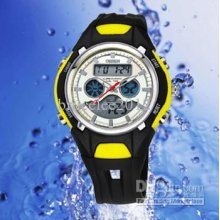 Ohsen Brand Original Watches Men Dive Sport Led Mens Digital Jelly C