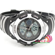 Ohsen El Backlight 3atm Water Resistant Digital & Analog Stopwatch Sport Watches