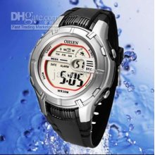 Ohsen Men Dive Digital Sport Watch Mens Alarm Clock Candy Led Silico