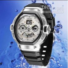 Ohsen Men Dive Quartz Analog Watches Mens Sport Digital Children Des