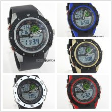 Ohsen Multi Function Day/date/alm Dual Time Analog Digital Electric Sports Watch