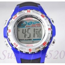 Ohsen Shock Water Resistant Men Lady Digital Watch Blue