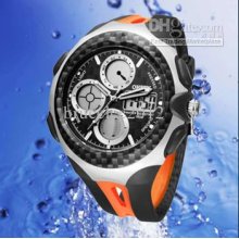 Ohsen Womens Silicone Sport Quartz Watch Digital Led Cartoon Waterpr