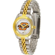 Oklahoma State Cowboys OSU Womens 23Kt Gold Watch