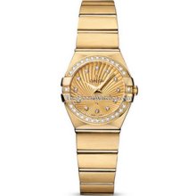 Omega Constellation Brushed Quartz 24mm Ladies Watch 12355246058001