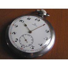 Omega Regina Pocket Watch Swiss High Grade 1922 Antique Movement For Canada