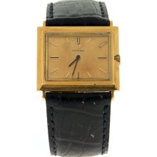 Omega Vintage 18k Yellow Gold Manual Winding Men's Watch