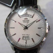 Orient Japan Men's Watch Automatic 21 Jewels Stainless S Lea Original Edition