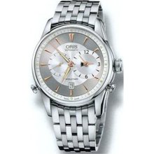 Oris Artelier Worldtimer Steel Mens Watch 69075814051MB ...