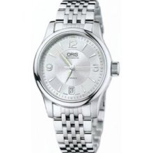 Oris Men's Culture Classic Date Silver Dial Watch 733 7578 4061 mb