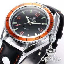 Orkina Classic Date Calendar Analog Men Sport Wrist Quartz Watch Dailyetrade