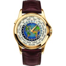 Patek Philippe World Time Ref 5131 J Yellow Gold Men's Watch The Dial