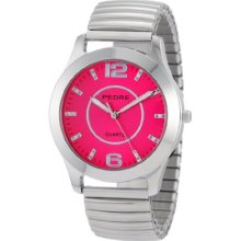 Pedre 0091Spx Women'S 0091Spx Silver-Tone Expansion Bracelet Watch