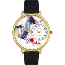 Personalized Respiratory Therapist Unisex Watch - Black Padded