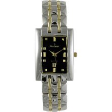 Peugeot Men's Two-tone Watch (Peugeot mens rectangular two-tone bracelet watch)