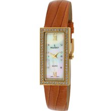Peugeot Women's Goldtone Crystal Accent Watch
