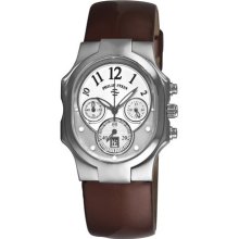 Philip Stein Signature Classic Chrono Ladies Chocolate Strap Watch