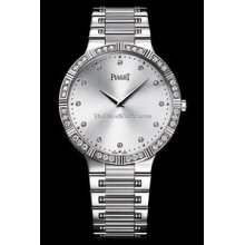 Piaget Dancer Large Unisex White Gold Diamond Watch G0A31046