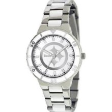 Pittsburgh Steelers Nfl Ladies Pro Pearl Series Watch Internet Fulfil