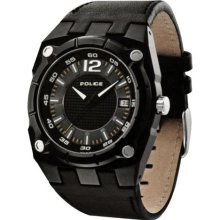 PL12696JSB/02 PL12696JSB Police Quartz Gents Black Dial Analog Sports Watch