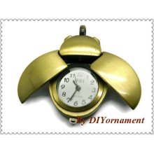 Pocket Watch 1pcs Antique Bronze Beetle Watch Pendant R68
