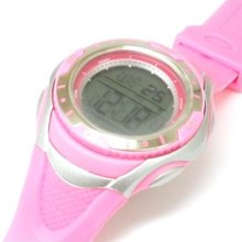 Pod Digital Pink Rubber Strap Girls Sports Watch