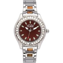 Prima Classe Women's PCD 943S/UM Round Stainless Steel Brown Dial ...