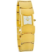 Pulsar Ladies Brushed Gold Tone Bracelet Dress Quartz Watch PEG002