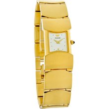 Pulsar Ladies Brushed Gold Tone Bracelet Dress Quartz Watch PEG002