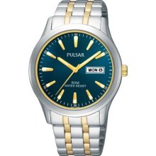 Pulsar Men's Pxn197x Blue Dial Watch Made By Seiko