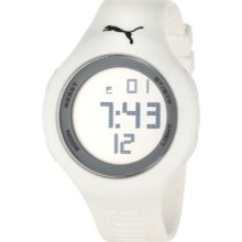Puma Unisex Pu910801027 Loop Sports Lifestyle Digital White Watch Wrist
