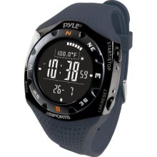 Pyle PSKIW25BL Digital Ski Watch w/Ski Logbook Weather Forecast Altimeter Barometer