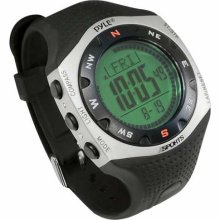 Pyle PSWRM70 Regatta Timer Watch with Digital Compass, 100 Lap Ch ...