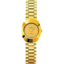 Rado Original Diastar Jubile Champagne Dial Diamond Automatic Ladies Watch R1255