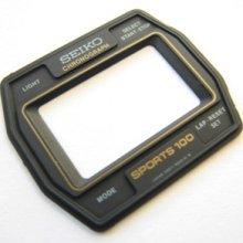 Rare Immaculate Condition Vintage Seiko Lcd Digital Watch Dial Frame Nr.:144 â–ˆâ–ˆ