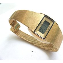 Rare Vintage Royal Lcd Quartz Women's Wrist Watch, Buler Watch Co.