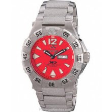 Reactor Gamma Mens - Red Dial - Titanium Construction - Day/Date -