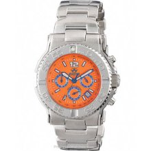 Reactor Mens Critical Mass Chronograph Orange Dial w/ Blue 75608